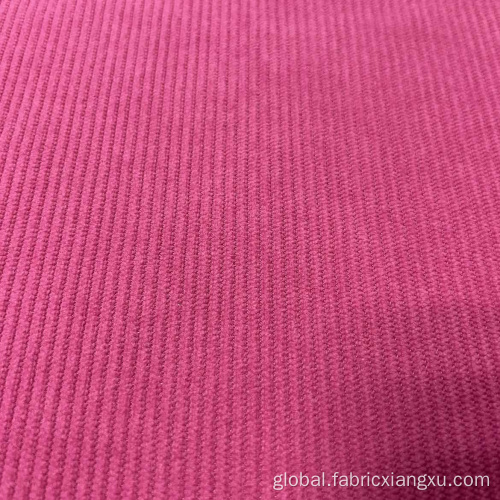 Corduroy Material 100% polyester knitted corduroy shirt fabric for pants Manufactory